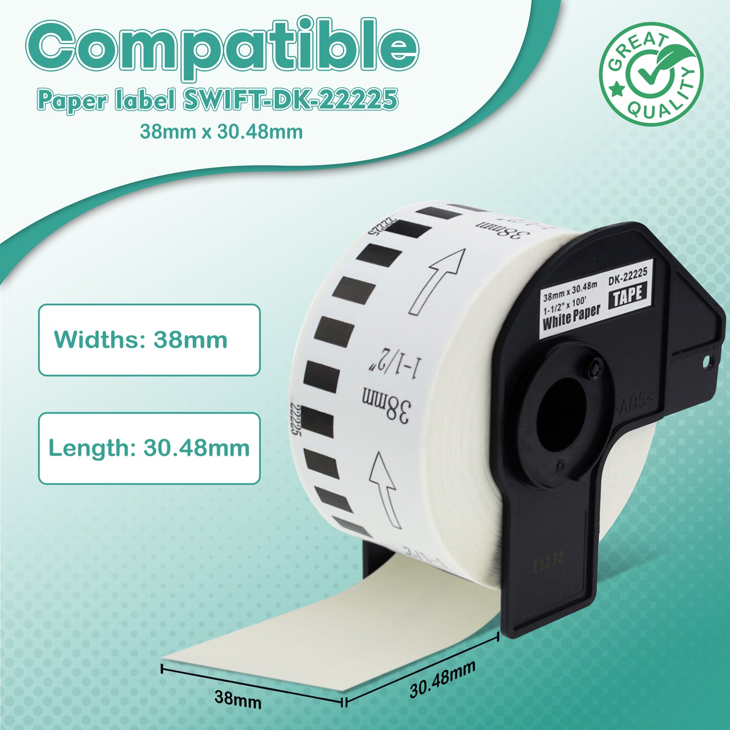 Compatible Brother Labels DK-22225