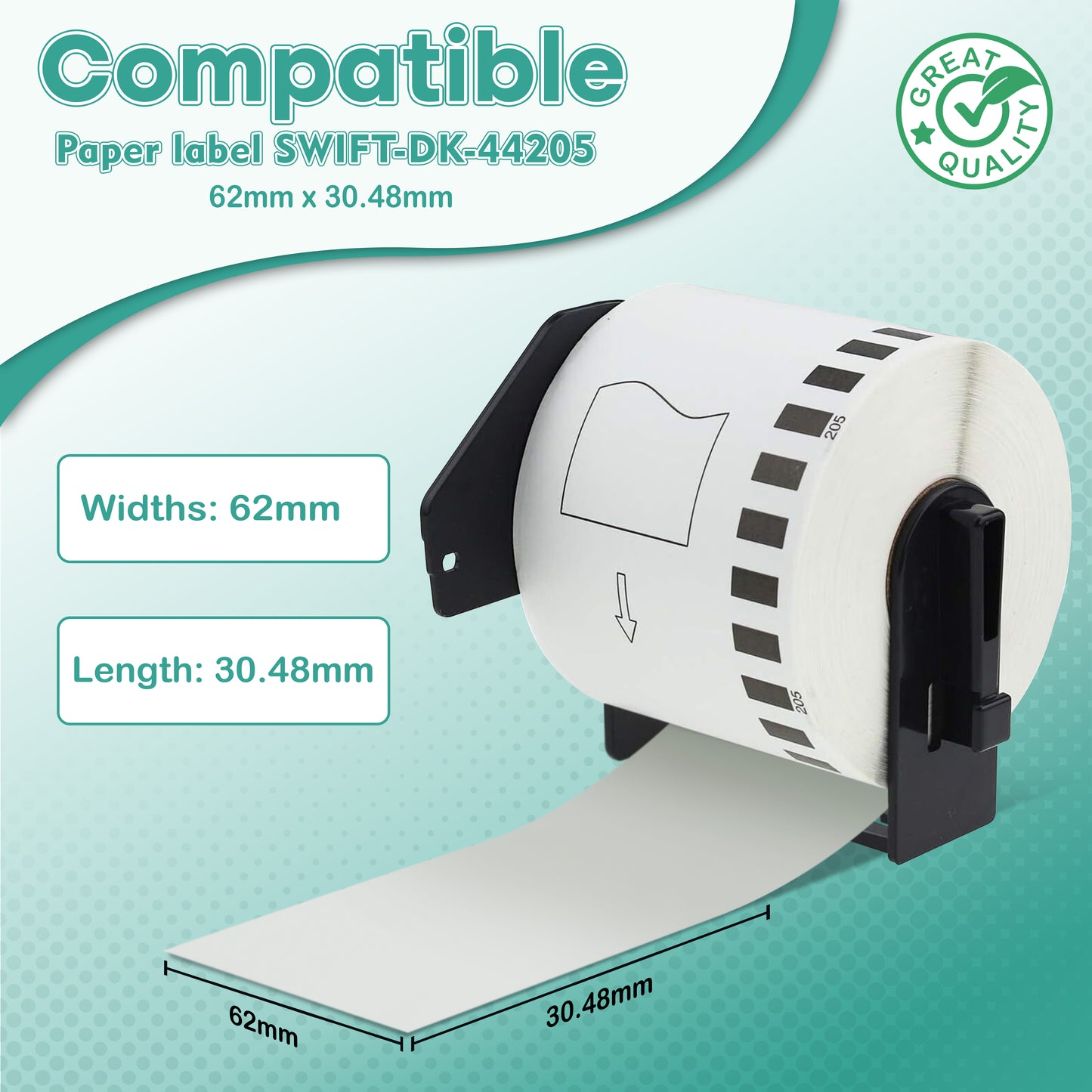 Compatible Brother Labels DK-44205
