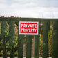 Private Property Plastic Sign (BS14)