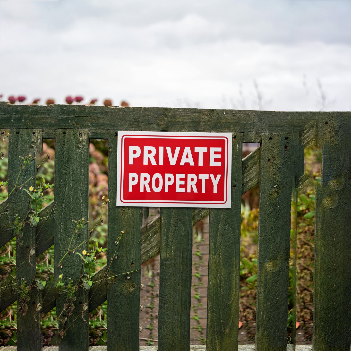 Private Property Plastic Sign (BS14)
