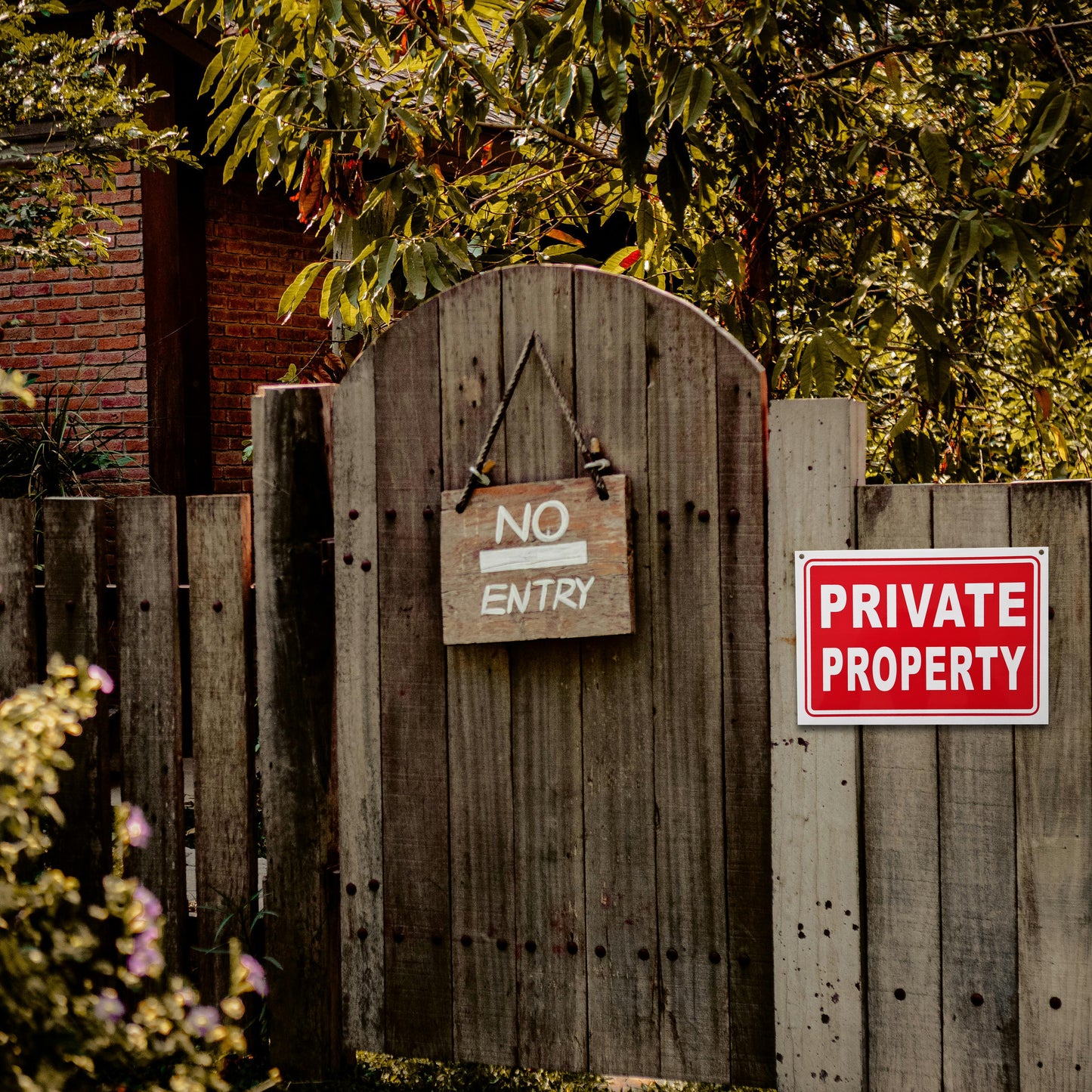 Private Property Plastic Sign (BS14)