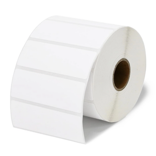 100 Rolls of Zebra Compatible Labels 72mm x 36mm Removable