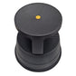 Swift Supastep Black Kick Step Stool with Retractable Castors Heavy Duty PP Great For Work Office Warehouse Retail Home 150kg Load Capacity