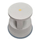 Swift Supastep Grey Kick Step Stool with Retractable Castors Heavy Duty PP Great For Work Office Warehouse Retail Home 150kg Load Capacity