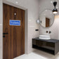Toilets Blue Hanging Sign (BS7)