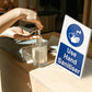 Use Hand Sanitiser Plastic Sign (BS23)