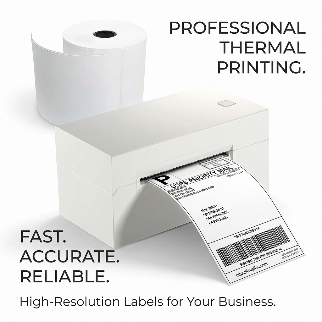 20 Rolls of Zebra Compatible Labels 100mm x 150mm (4" x 6")