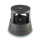 Swift Supastep Black Kick Step Stool with Retractable Castors Heavy Duty PP Great For Work Office Warehouse Retail Home 150kg Load Capacity