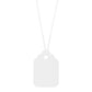 Swift Strung Tags White Card Clothing Parcel Label String Hanging Gift Swing Tickets Kraft Hang Price Labelling 29mm x 20mm (Pack Of 5000)