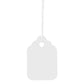 Swift Strung Tags White Card Clothing Parcel Label String Hanging Gift Swing Tickets Kraft Hang Price Labelling 29mm x 20mm (Pack Of 5000)