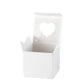 Cupcake Boxes Individual Heart Shape Clear Window Single Fairy Cake Cardboard Packaging Box Baking Kids Muffins Cookies Weddings