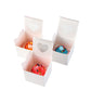 Cupcake Boxes Individual Heart Shape Clear Window Single Fairy Cake Cardboard Packaging Box Baking Kids Muffins Cookies Weddings