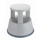 Swift Supastep Grey Kick Step Stool with Retractable Castors Heavy Duty PP Great For Work Office Warehouse Retail Home 150kg Load Capacity