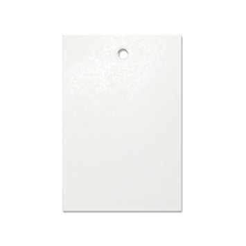 100 x Strung Plain White Card Clothing Tags 50mm x 30mm tradingmadeeasy.co.uk