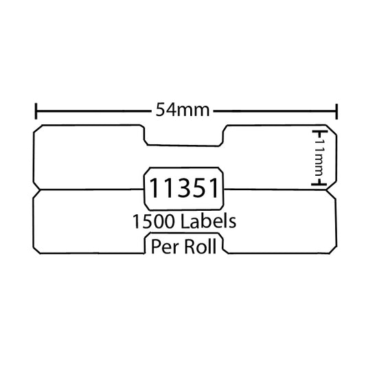 Dymo Compatible Labels 11351 (11x54mm) tradingmadeeasy.co.uk
