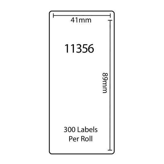 Dymo Compatible Labels 11356 (41x89mm) tradingmadeeasy.co.uk