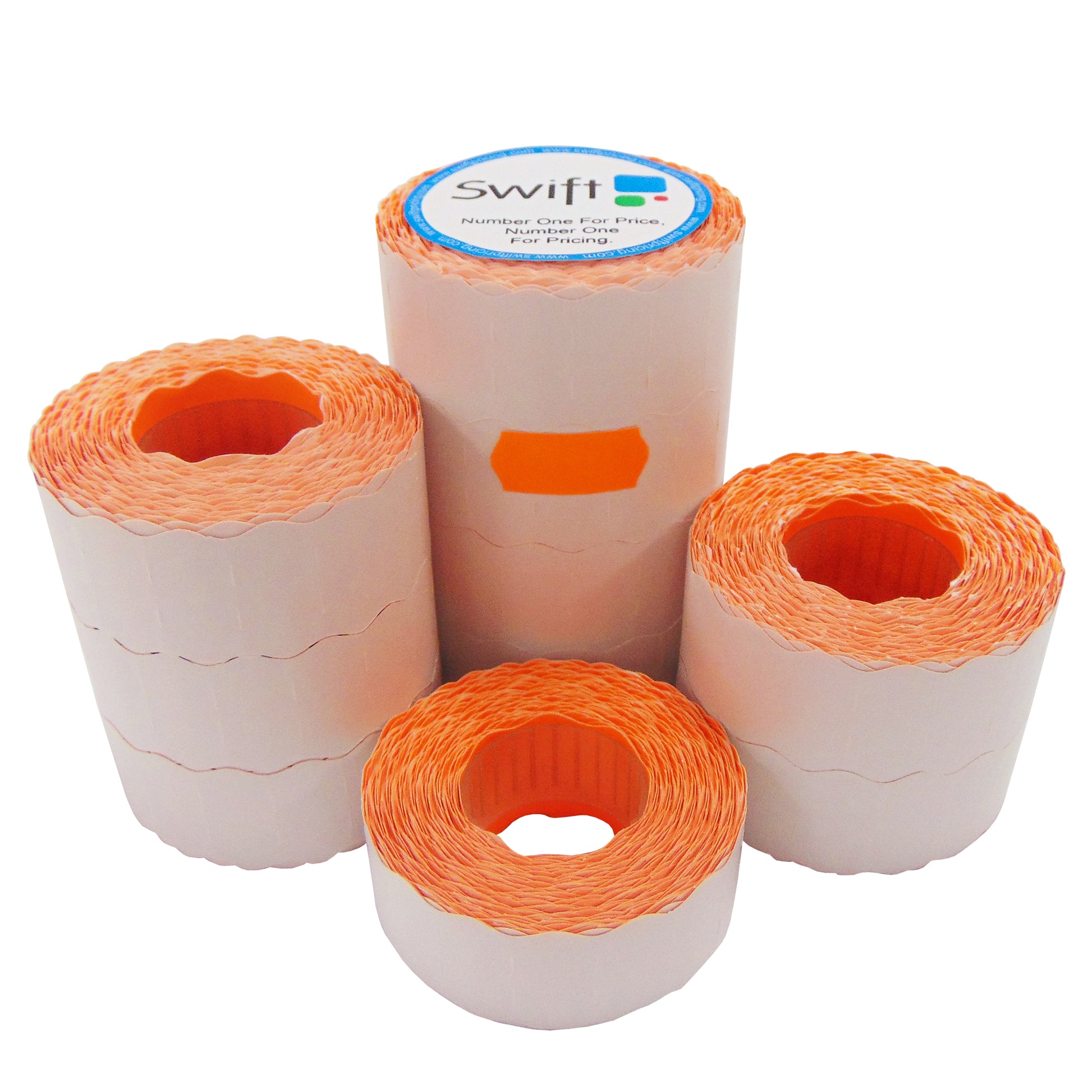 26 x 12mm Orange CT4 Permanent- 10,000 Labels tradingmadeeasy.co.uk