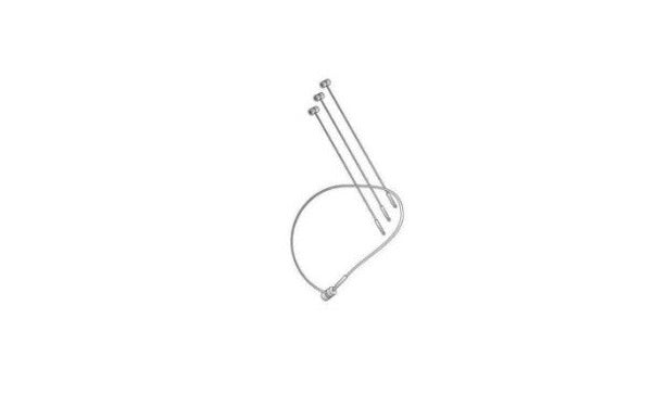 500 x White Loop Lock Fasteners 125mm / 5 tradingmadeeasy.co.uk