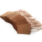 100 x Strung Hanging Card Clothing Tags 70mm x 45mm Brown tradingmadeeasy.co.uk