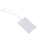100 x Strung Hanging Card Clothing Tags 60mm x 40mm White tradingmadeeasy.co.uk