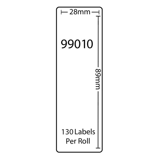 Dymo Compatible Labels 99010 - Removable (28x89mm) tradingmadeeasy.co.uk