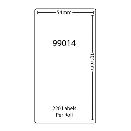 Dymo Compatible Labels 99014 - Green (54x101mm) tradingmadeeasy.co.uk