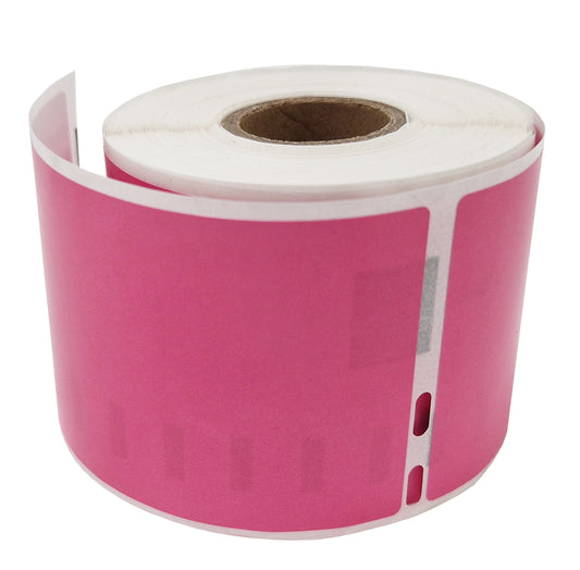 Dymo Compatible Labels 99014 - Pink (54x101mm) tradingmadeeasy.co.uk