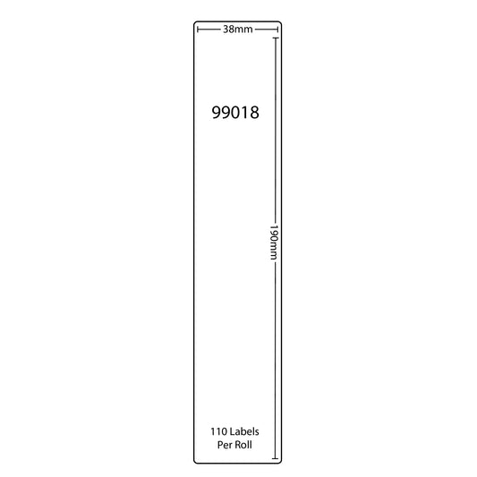 Dymo Compatible Labels 99018 (38x190mm) tradingmadeeasy.co.uk