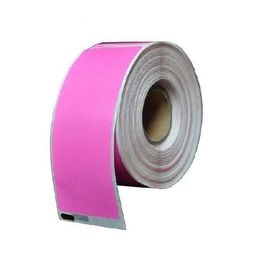 Dymo Compatible Labels 99012 - Pink (36x89mm) tradingmadeeasy.co.uk