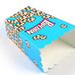 Foldable Childrens Popcorn Holder Boxes Blue Pack of 12 tradingmadeeasy.co.uk