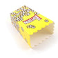 Foldable Popcorn Holder Boxes Yellow Pack of 12 tradingmadeeasy.co.uk
