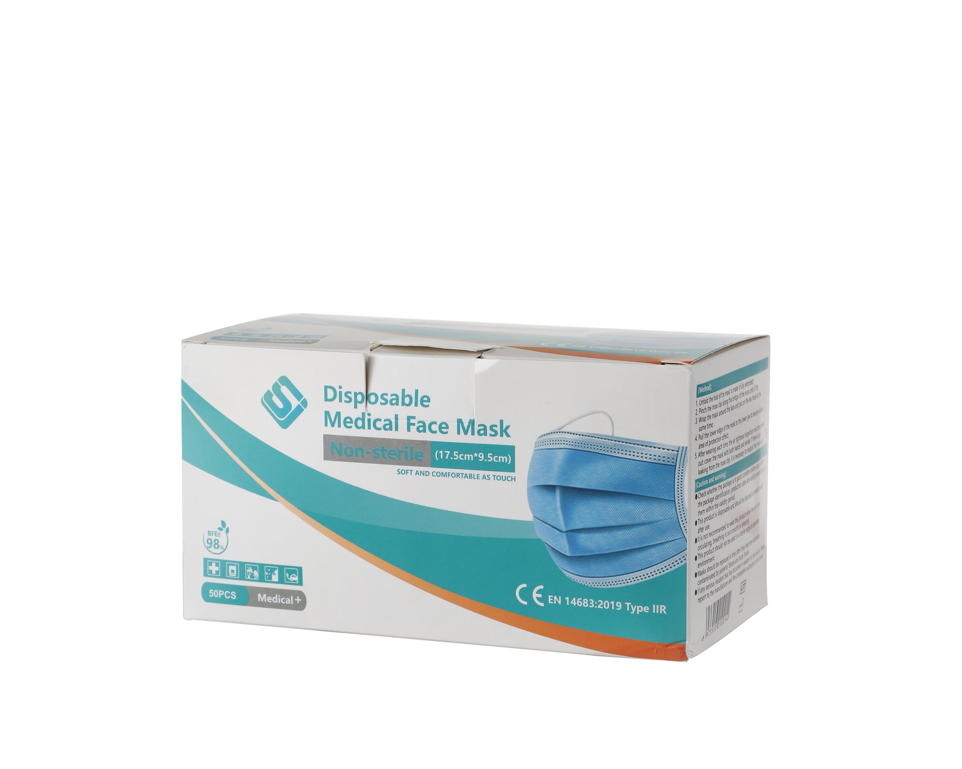 Disposable 3 Ply Surgical Face Mask Type IIR (Box of 50) tradingmadeeasy.co.uk