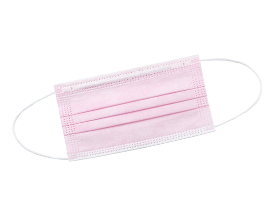 3 Ply Disposable Non-Surgical Face Mask Pink (Pack of 10) tradingmadeeasy.co.uk