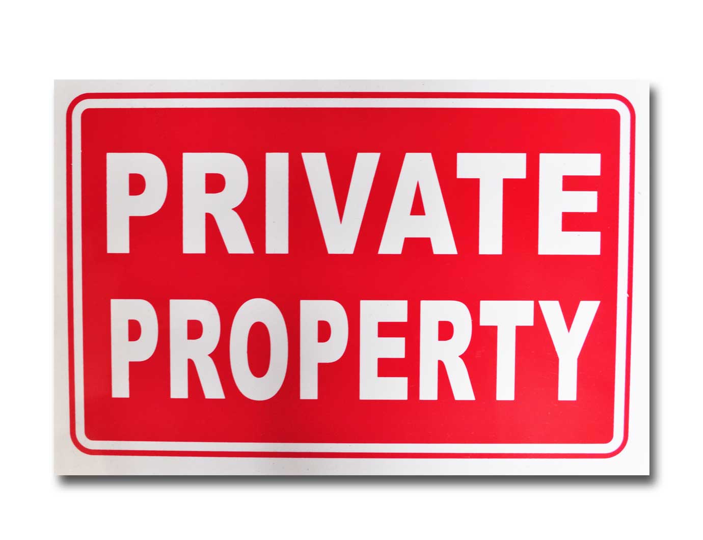 Private Property Plastic Sign (BS14) tradingmadeeasy.co.uk