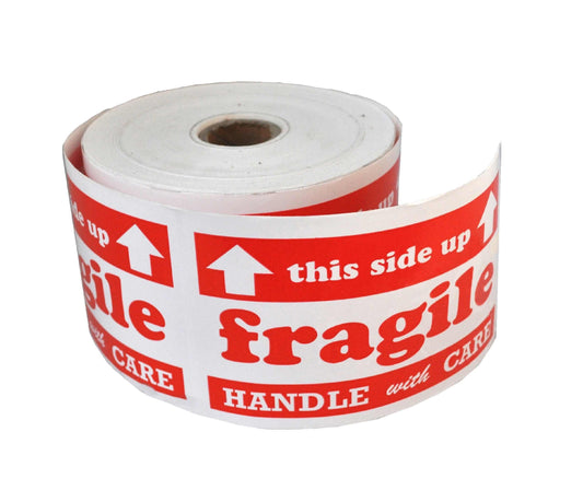 Large Fragile Self Adhesive Postage Stickers tradingmadeeasy.co.uk