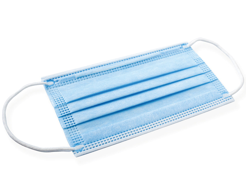 3 Ply Disposable Non-Surgical Face Mask Blue (Pack of 10) tradingmadeeasy.co.uk