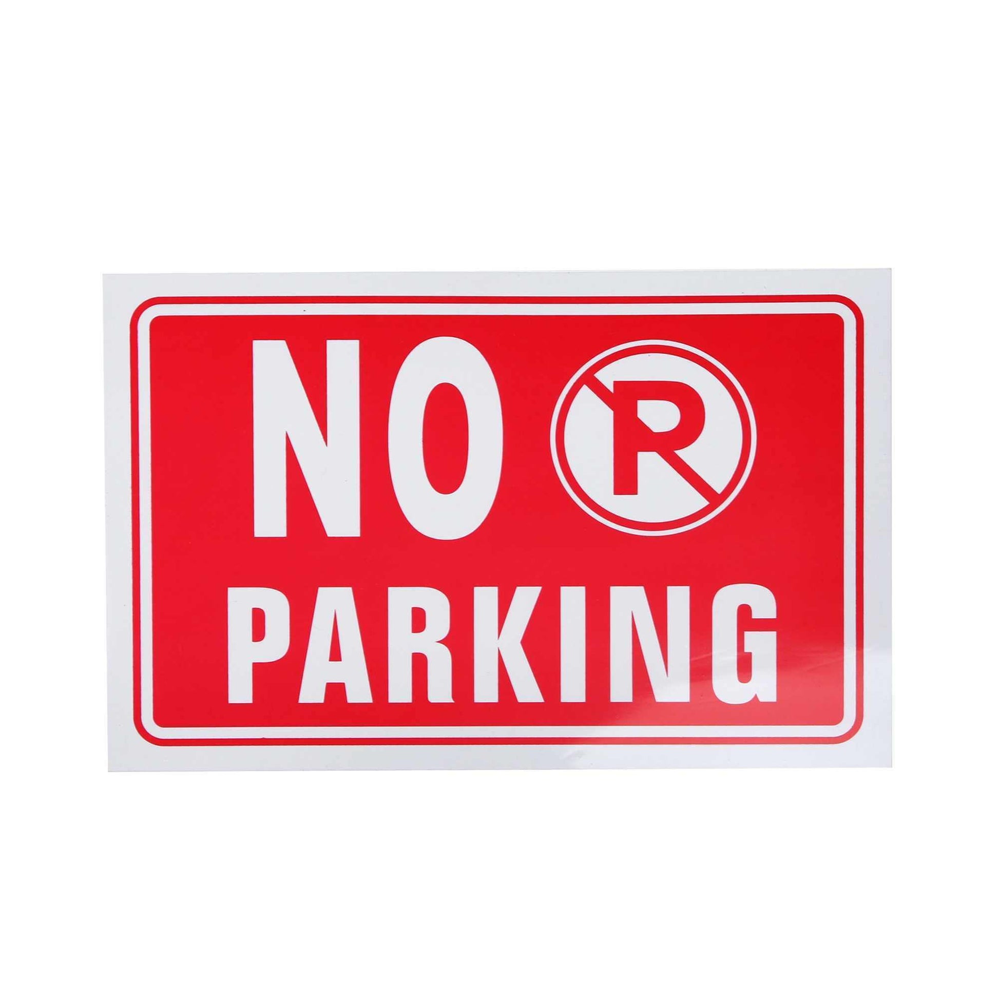 No Parking Plastic Sign (BS12) tradingmadeeasy.co.uk