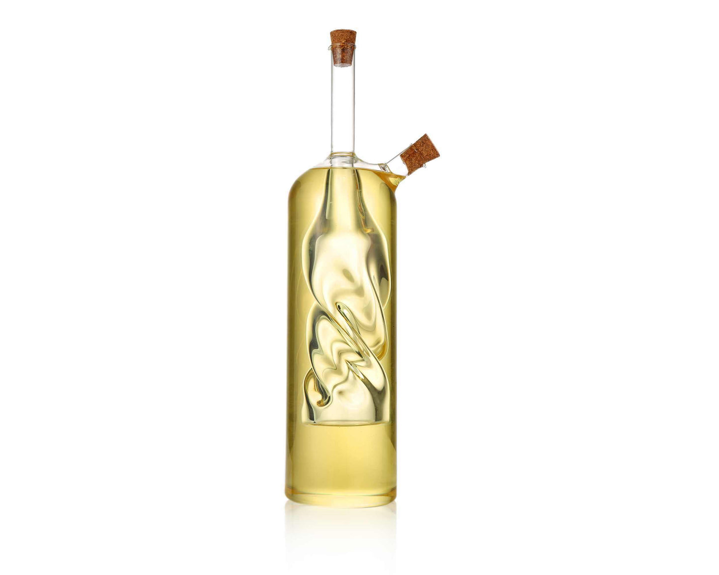 Olive Oil and Vinegar Dual Glass Dispenser Bottle (VB20) tradingmadeeasy.co.uk