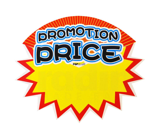 "Promotion Price" Signs (Pack of 10) (L1205)