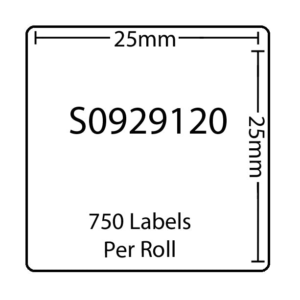 Dymo Compatible Labels S0929120 (25x25mm) tradingmadeeasy.co.uk