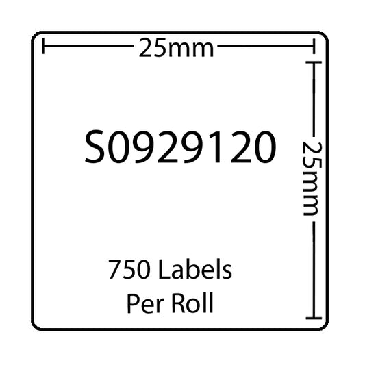 Dymo Compatible Labels S0929120 (25x25mm) tradingmadeeasy.co.uk