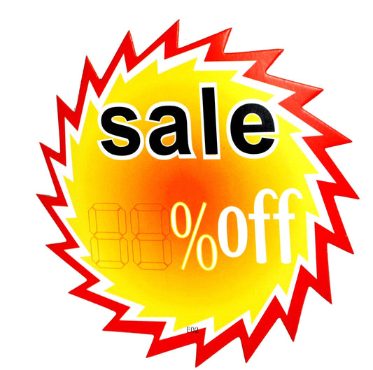 "Sale" Display Signs Pack of 10