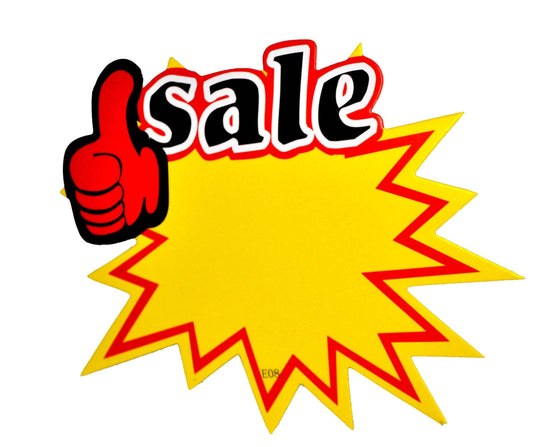 "Sale" Signs (Pack of 10) (E08)