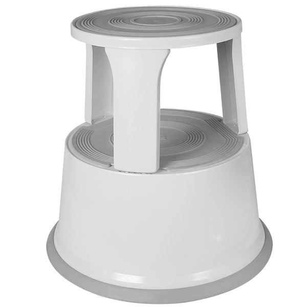 Swift Metal Supa Step Kick Stool Grey tradingmadeeasy.co.uk