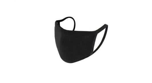 Unisex Black Cotton Reusable Washable Face Protection Mask tradingmadeeasy.co.uk