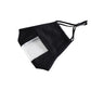 Komonee Transparent See Through Adults Cotton Washable Reusable Black Face Mask tradingmadeeasy.co.uk