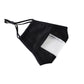 Komonee Transparent See Through Adults Cotton Washable Reusable Black Face Mask tradingmadeeasy.co.uk