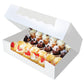 Cupcake Boxes White Holds 24 Single Fairy Cake Clear Window Cardboard Packaging Box Baking Kids Muffins Cookies Weddings tradingmadeeasy.co.uk
