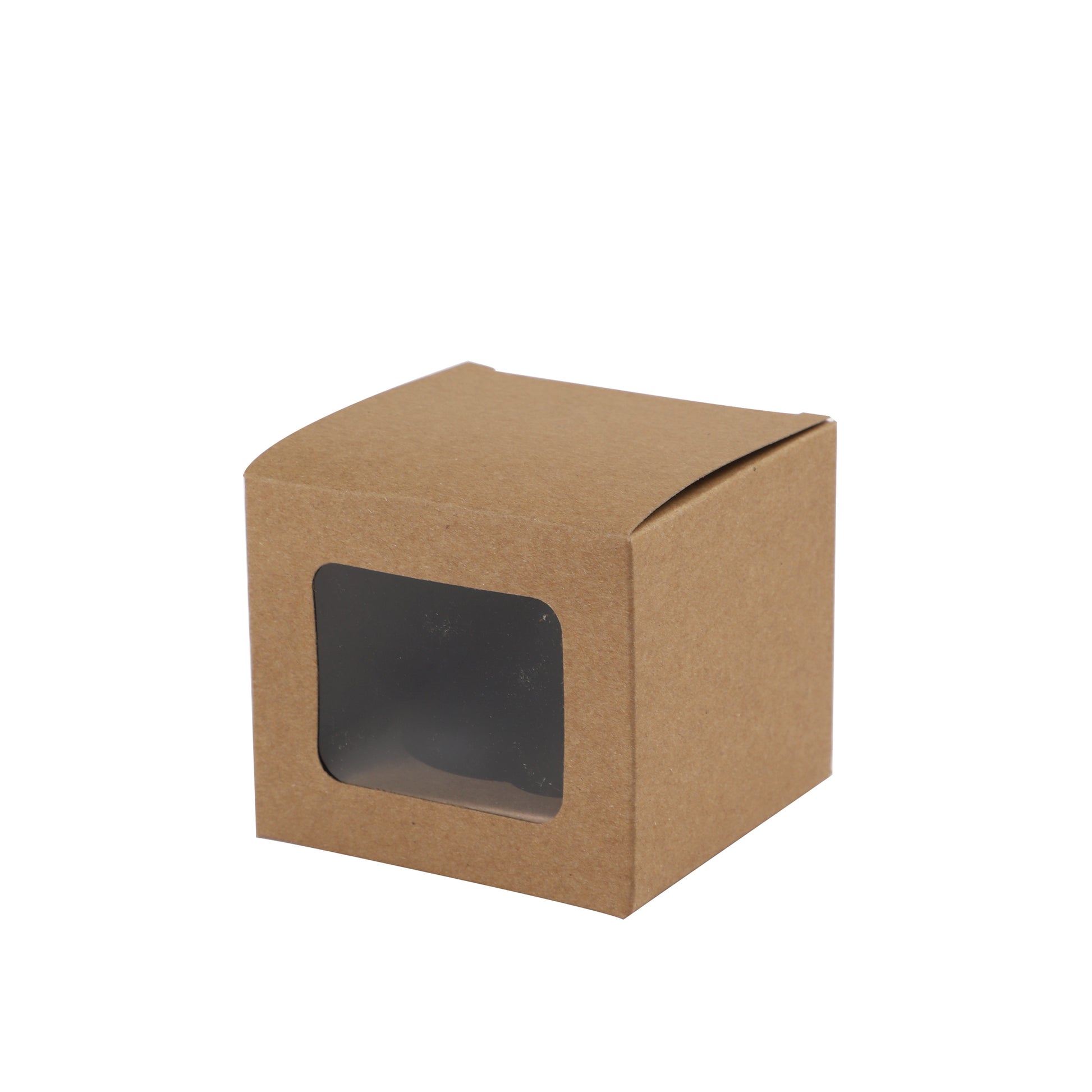 Cupcake Boxes Individual Kraft Brown Single Fairy Cake and Window Cardboard Packaging Gift Box Great For Baking Muffins Cookies Weddings tradingmadeeasy.co.uk