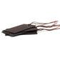 100 x Strung Hanging Card Clothing Tags 60mm x 40mm Dark Brown tradingmadeeasy.co.uk